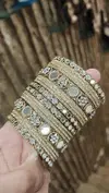 Designer Copper And Silver Touch Look Bangles Wholesale Price In Surat
